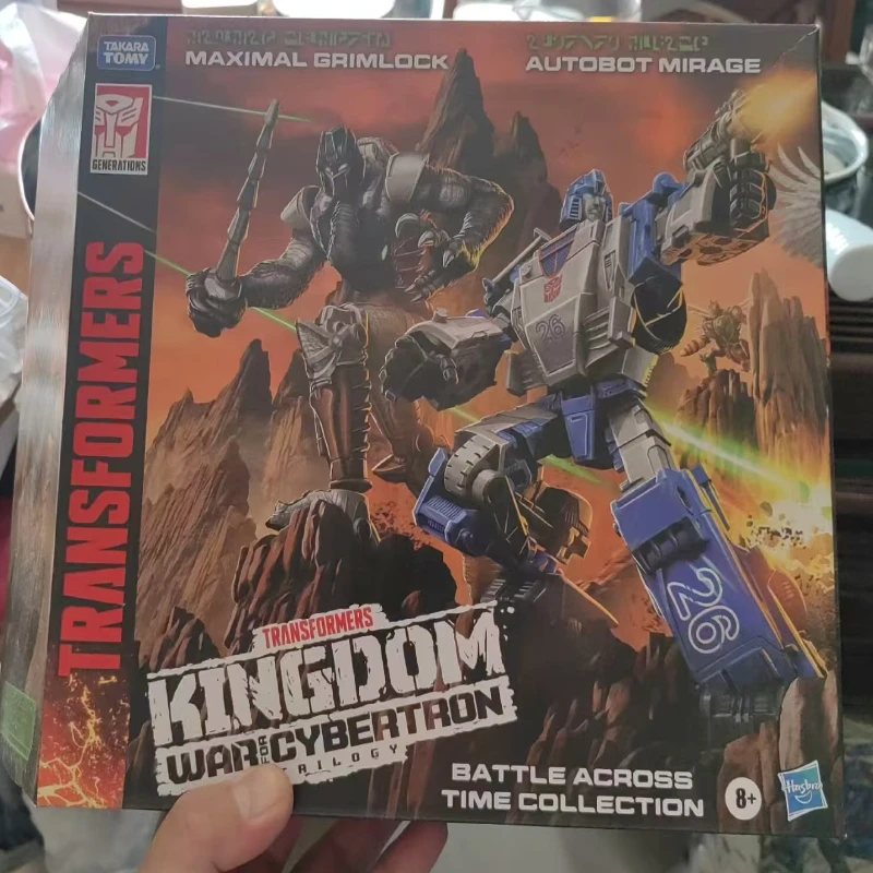 Kingdom Series Stock Toys Transformateur Grimlock Mirage costume figurines robot modèle figurines à collectionner pour les amateurs cadeau