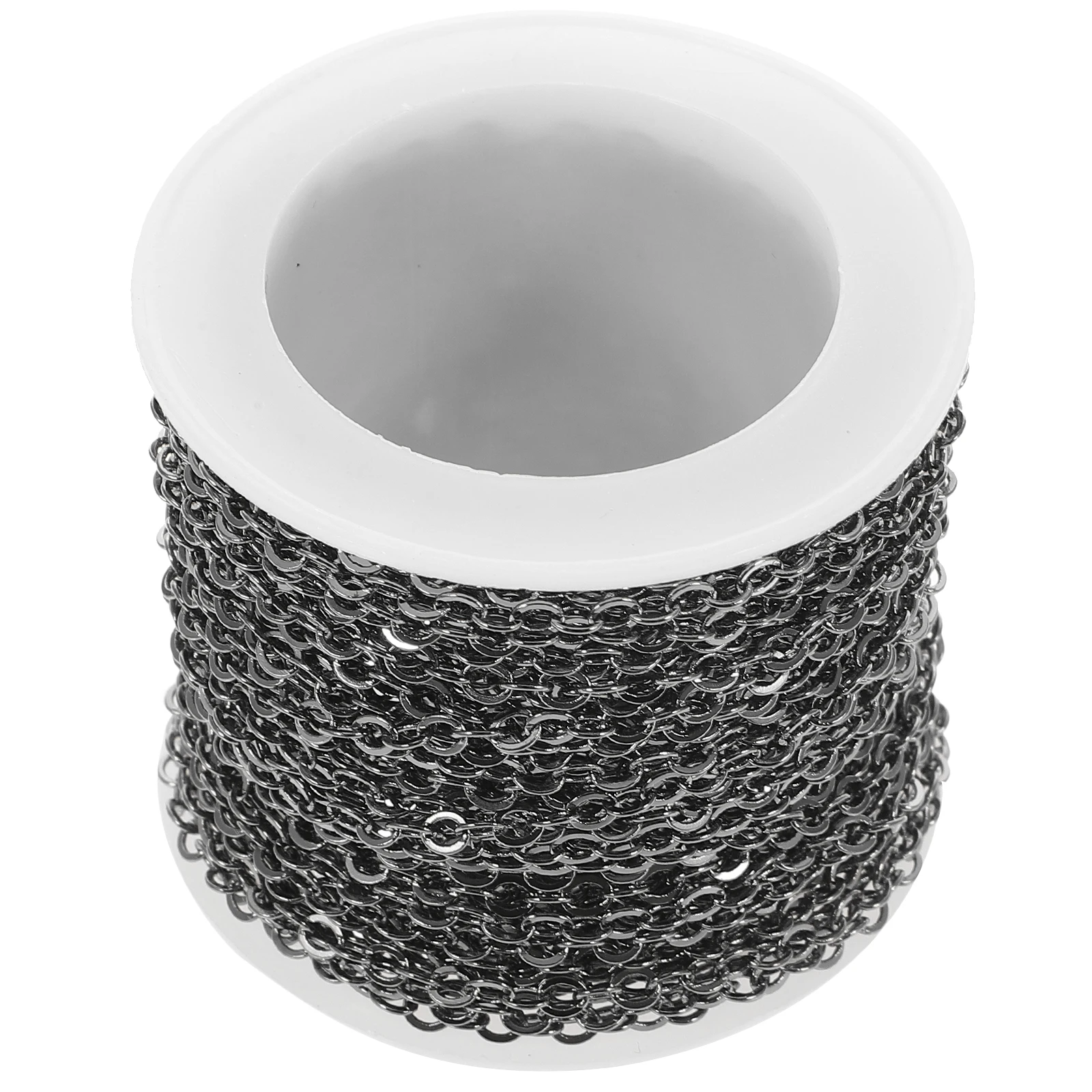 

1 Roll 10Ft Copper Spool Multi-Use Diy Jewelry Making Chain Necklaces Bracelets Crafts Durable Smooth Surface Metal Chain For