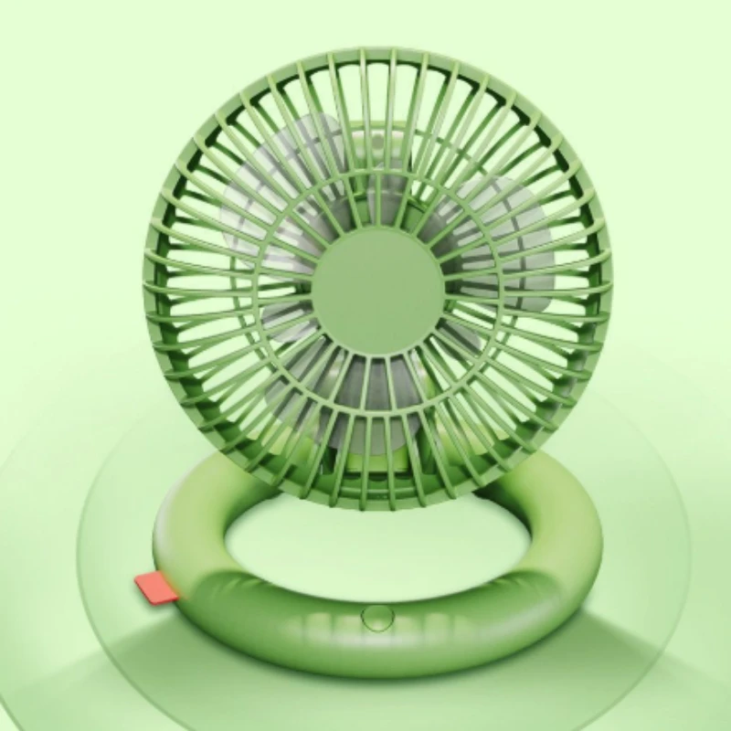 Qualitell Portable Rechargeable Desk Fan Folding Personal Fan 3 Speeds for Bedroom Indoor Outdoor Table Fan Air Cooler Cooling