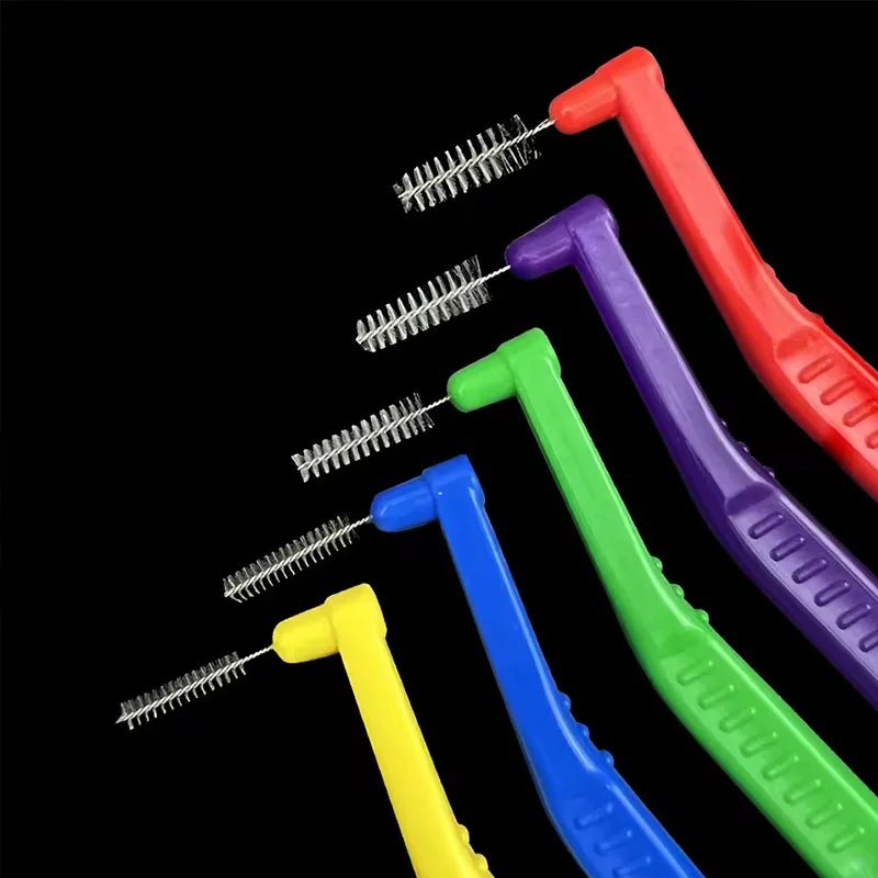 فرش بين الأسنان نظافة الفم خيط تنظيف الأسنان L شكل مسواك لينة تقويم الأسنان الأسنان صحية فرش الأقواس فرشاة الأسنان