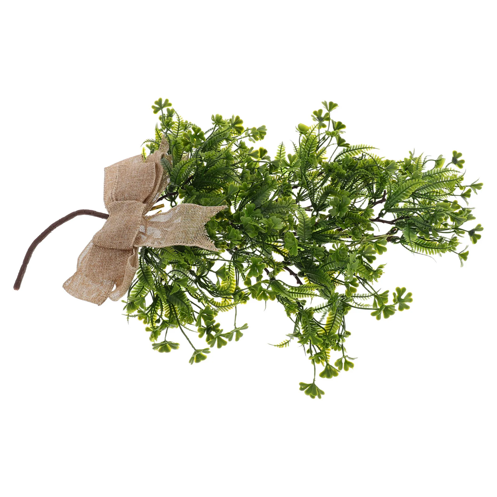 

Artificial Hanging Four Leaf Clover Wall Plant Realistic Simulation Leaf Decor for Bedroom Living Room Bathroom St Patrick's Day