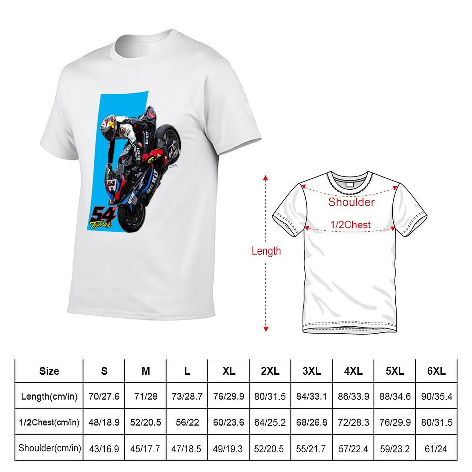 Drawing Toprak Razgatl?o?lu Stoppie Season 24 T-Shirt Basic Daily Outfit Short Sleeve Tee