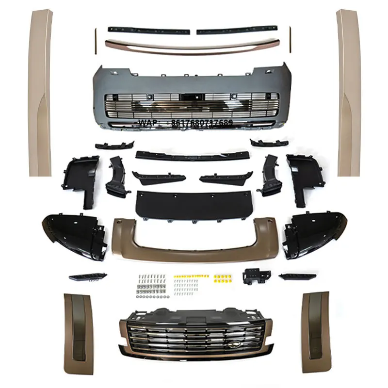 

For 2023-2025 for Range Rover Vogue Upgrade Kit New Model SV Sport Style ABS Front & Rear Replacement Bumper Bodykit