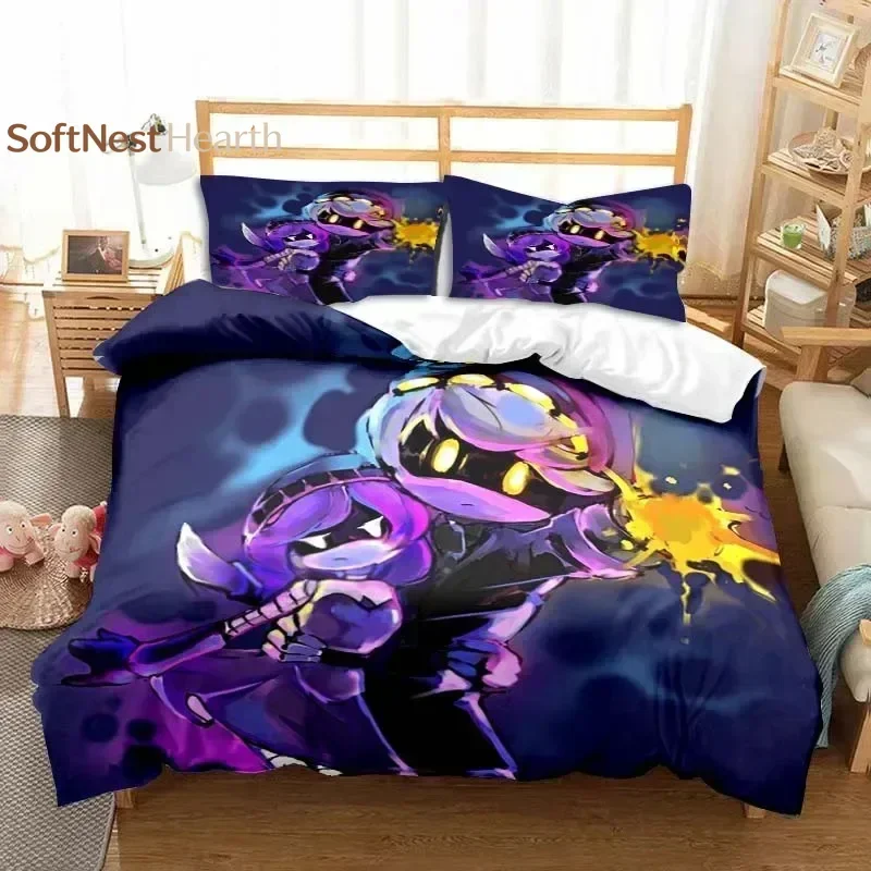 2026 Murder Drones Anime Bedding Set Duvet Cover Pillow Case Children's Bedroom Bed Three-piece Set Single Double King Bed Set G