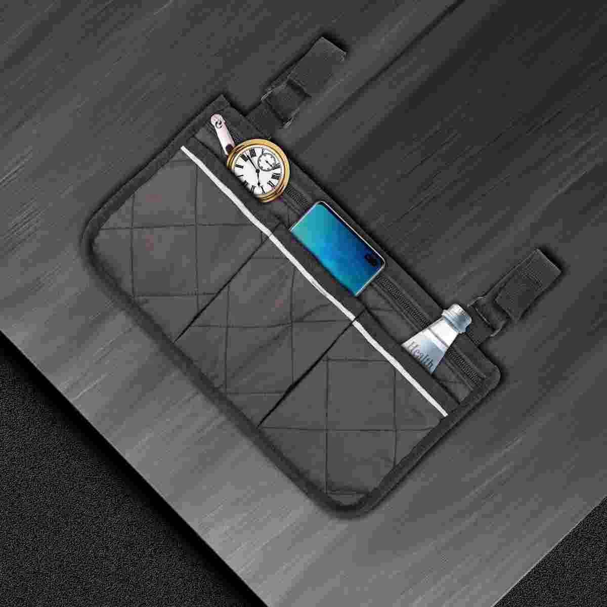 

Multi-pockets Side Bag Electric Wheelchair Storage Pouch on The Lap Black Wheelchairs