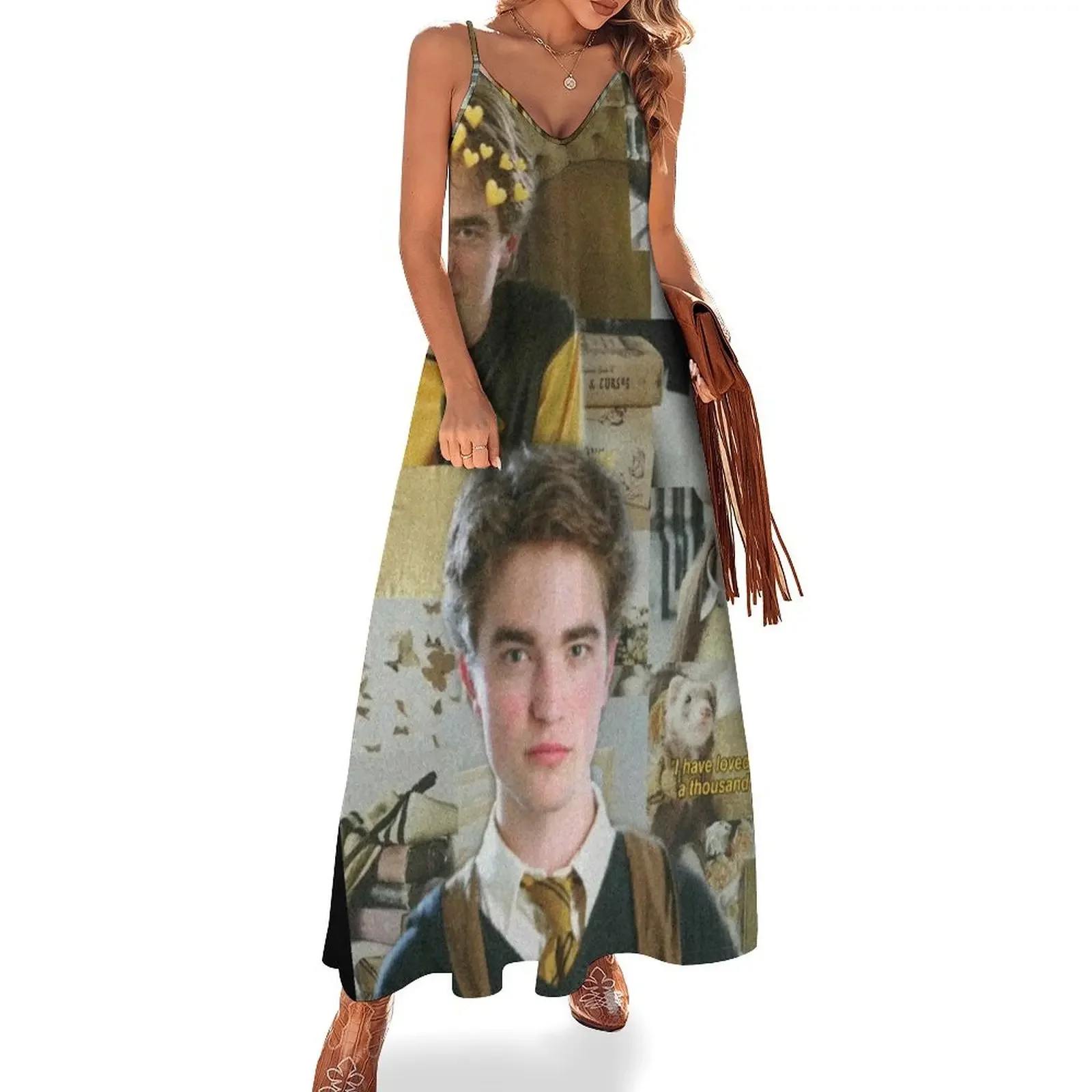 cedric diggory For Custom Kids Mask Tote Bag Pillow Shower Curtain Coaster Mug Case Phone Etc Sleeveless Dress