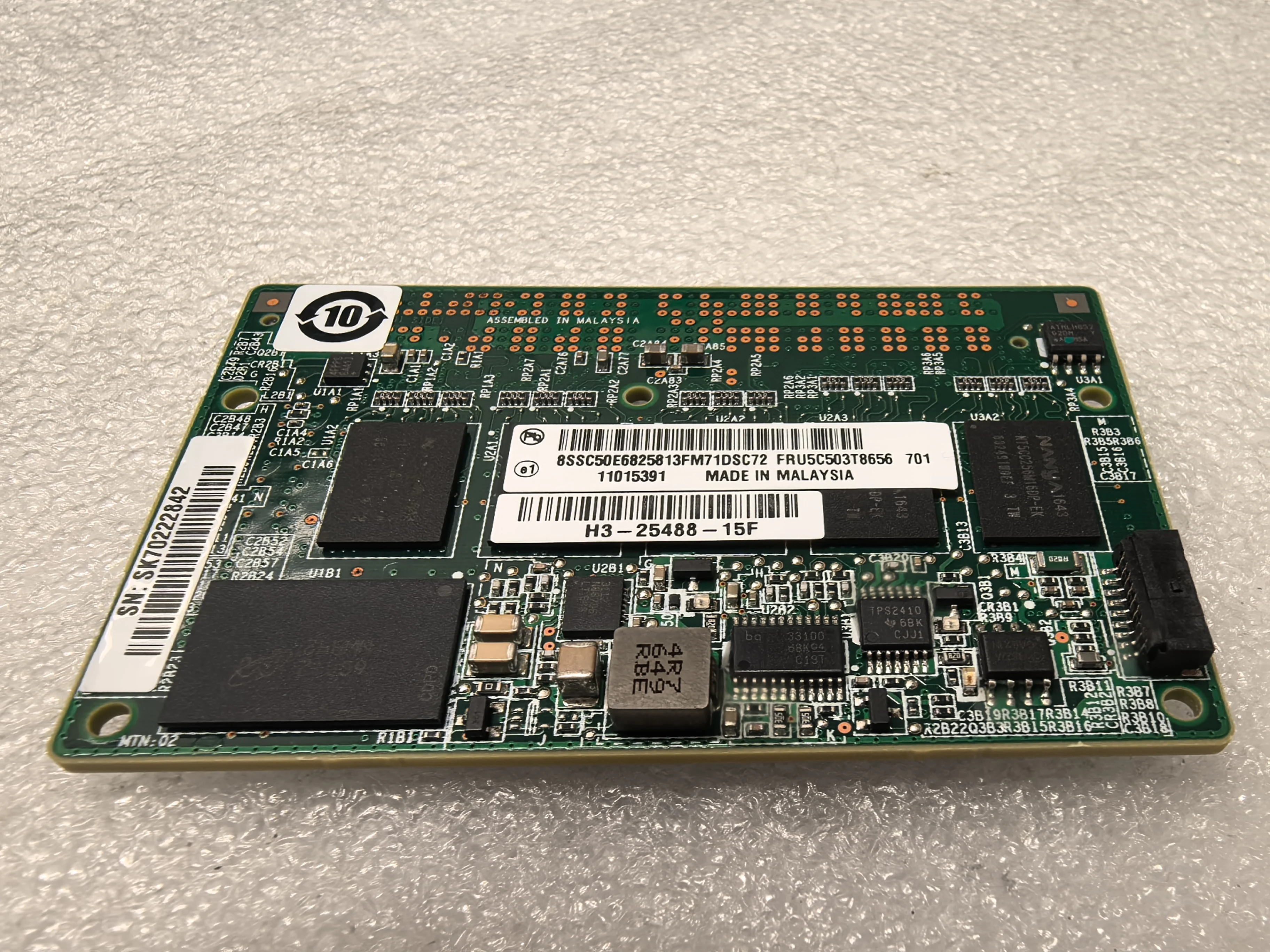 

THINKSERVER RAID 720I 2GB CARD 03T8656