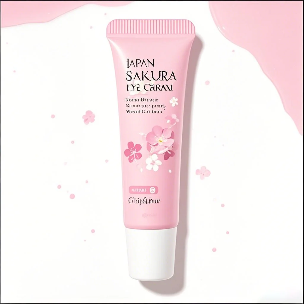 

15g Sakura Eye Cream Eye Serum Remove Dark Circles Against Puffiness Firming Nourishing Eye Care Essence