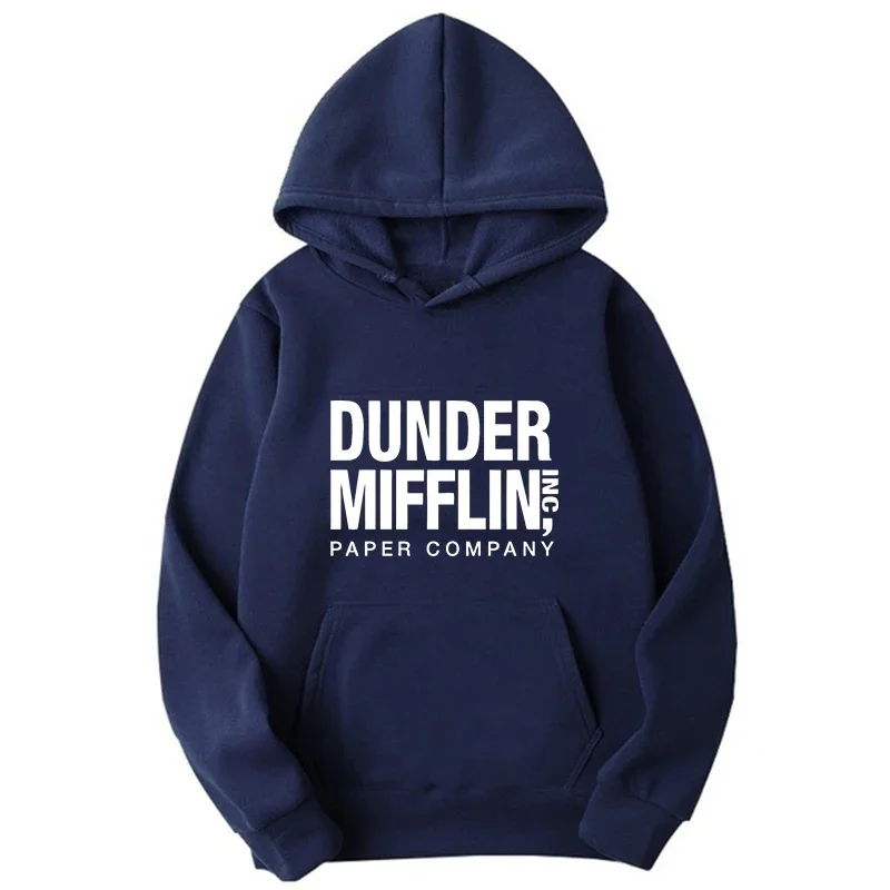 The Office Dunder Mufflin INC Hoodie Dwight Schrute Sweatshirt Men Women Hoodies Casual Pullover Hooded Sweater