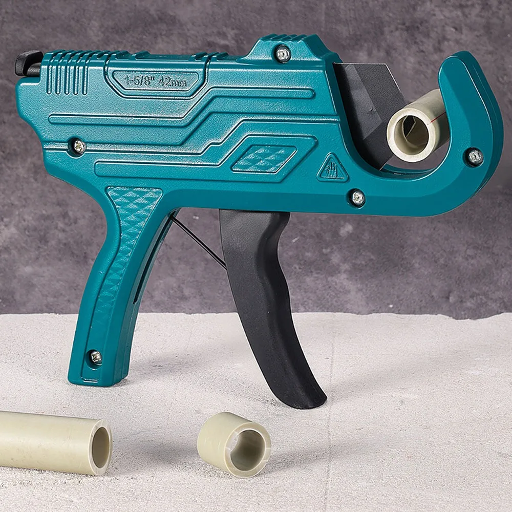 

Pipe Cutter 42mm Ratchet Tube Scissors Ratcheting Tubing PE PVC PPR Plastic Hoses Plumbing Pipe Professional Cutting Tool