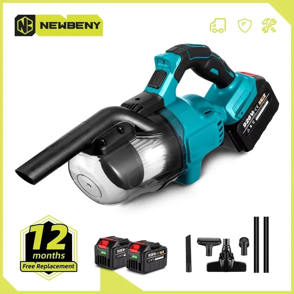 NEWBENY Cordless Handheld Electric Vacuum Cleaner Powerful Rechargeable Household Indoor Cleaning Tools For Makita Battery Pin