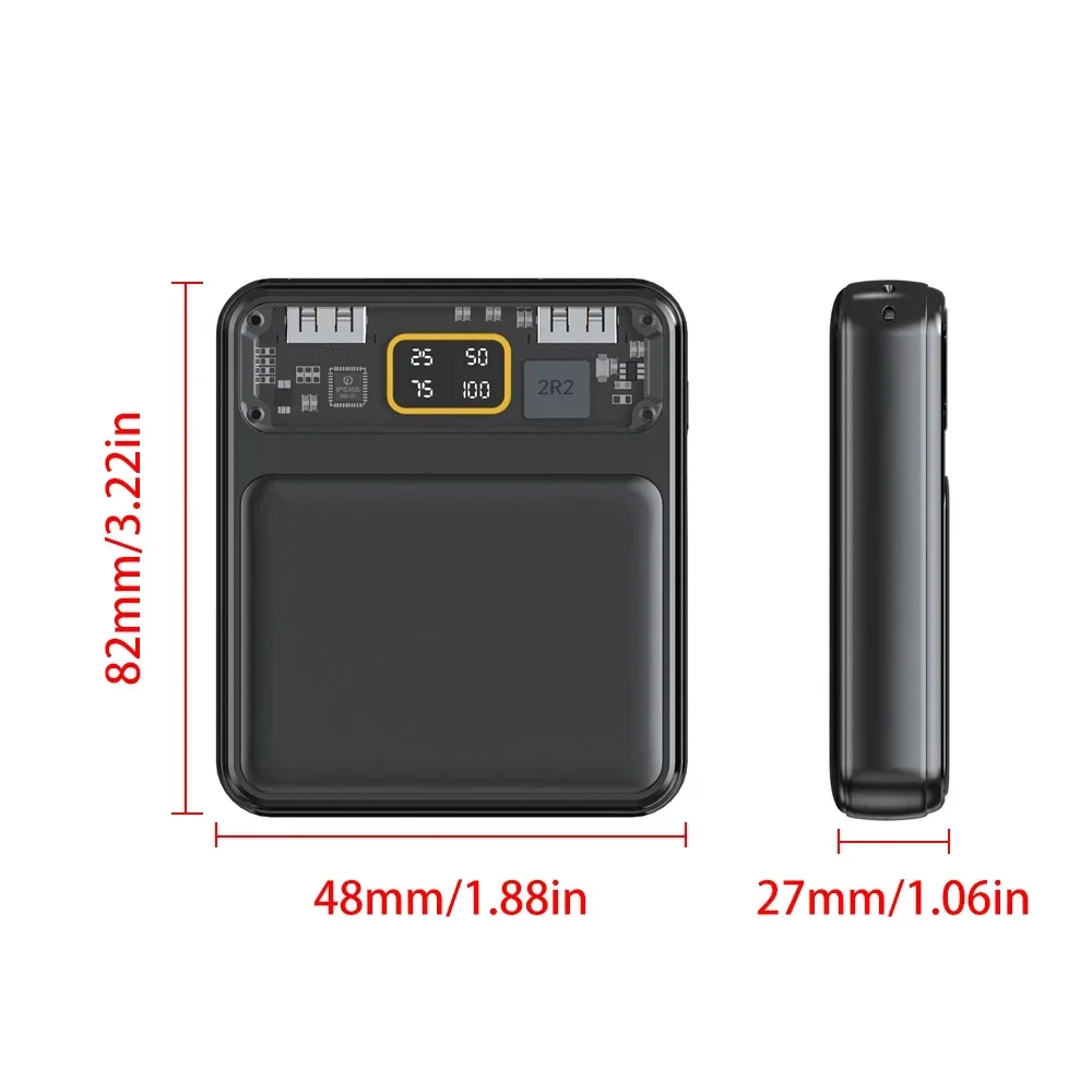 3pcs 18650 Battery DIY Power Bank Case Charge Storage Box Dual USB Type C Android Micro USB Fast For iPhone Xiaomi