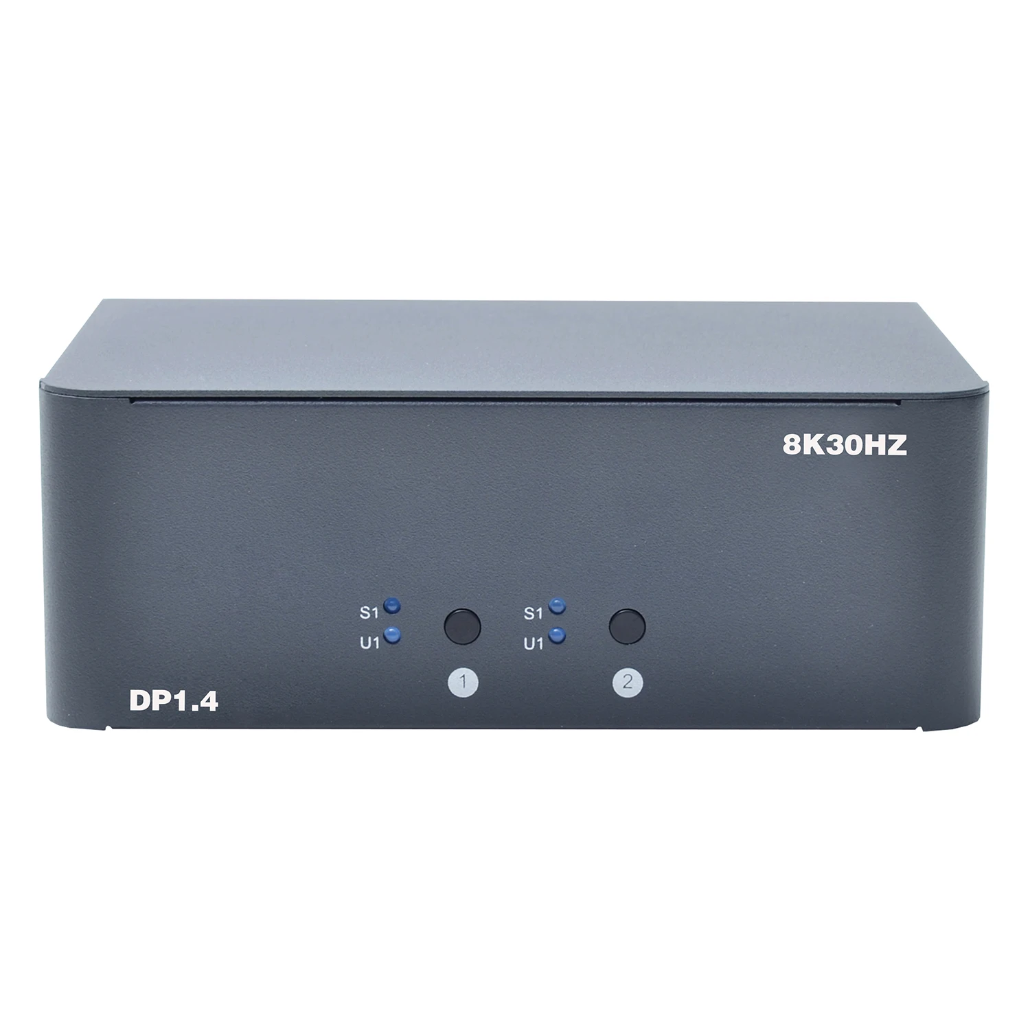 8K Dual Monitor DisplayPort 1.4 KVM Switch, 2 port, HDR10, USB 3.2 Gen 2, Hotkey, VRR, Multi-Monitor, Bandwidth 32.4 Gbps