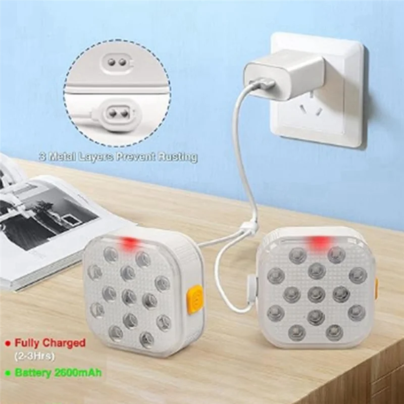 

4Pcs Rechargeable Submersible Pool Lights With Remote, IP68 Waterproof 16 Color Changing LED Lights With Glue