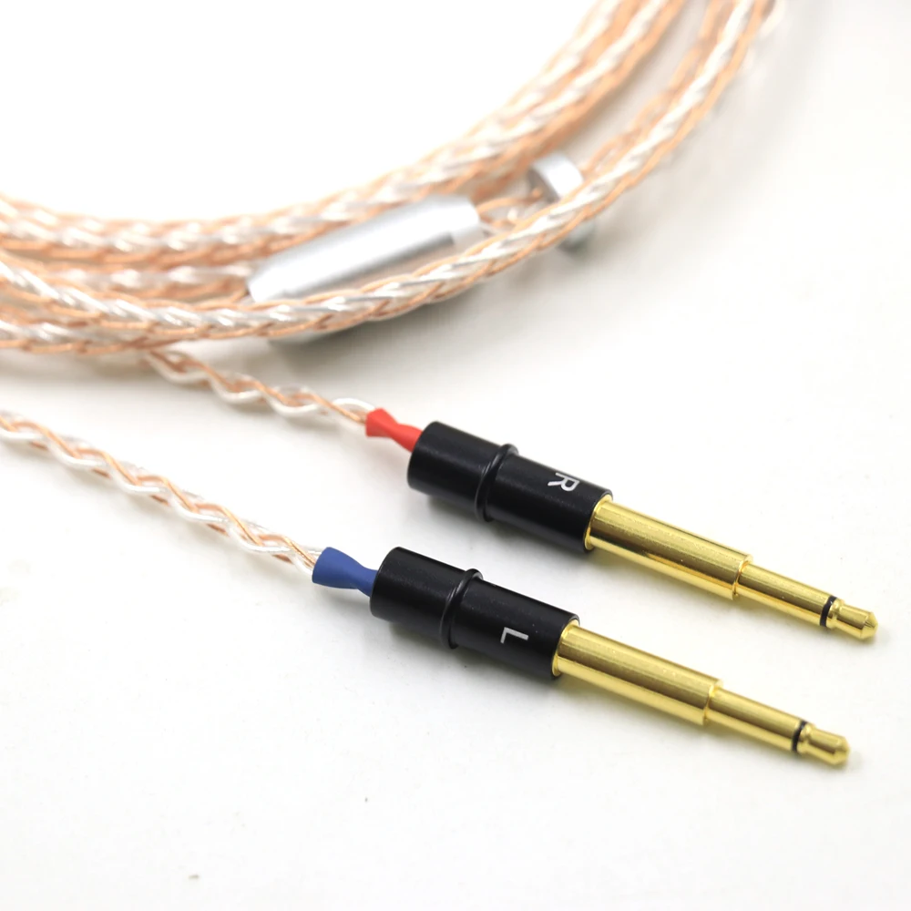 Haldane HIFI Single Crystal Copper Silver Mix Headphone Upgrade Replace Cable For Meze 99 Classics 99neo ANTONIO 99 NEO NOIR