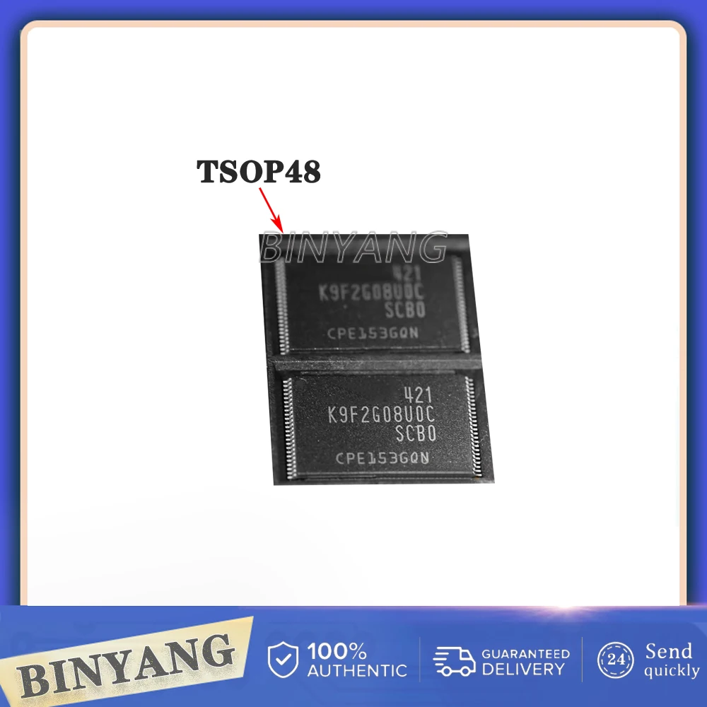 10PCS/lot K9F2G08U0C K9F2G08U0C-SCB0 256MB Memory TSOP48 100% new imported original IC Chips Fast delivery