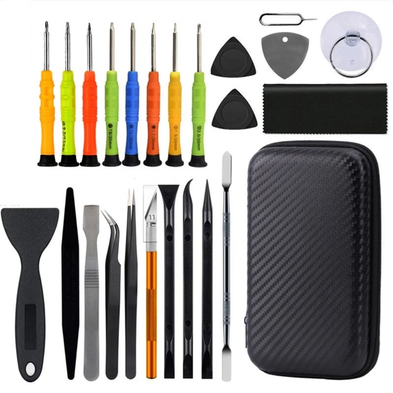 25 in 1 Mobile Phone Repair Tiny Screwdriver Set Portable Phone Repair Tool Kit Multifunction Mini Precision Screwdriver