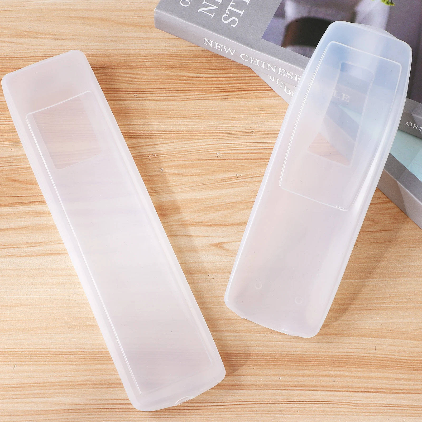 

3 pcs Remote Control Silicone Cover Transparent For Air Conditioner Dust Proof Protector Stretchable Sleeve Covers