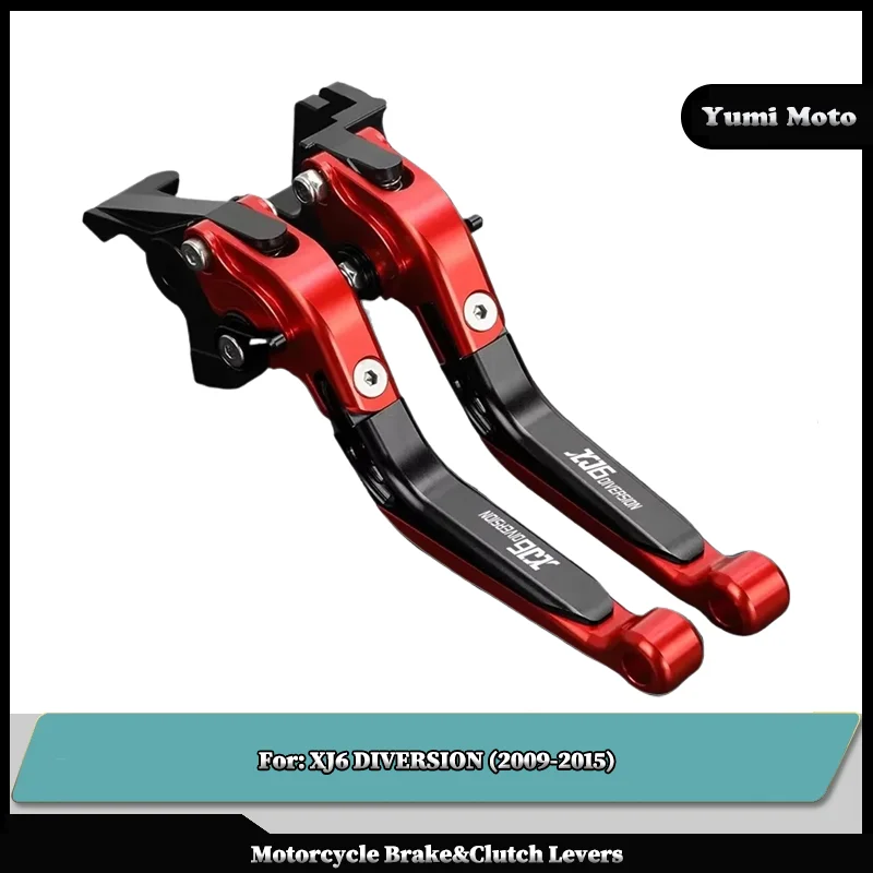 

Motorcycle CNC Adjustable Folding Extendable Brake Clutch Levers Handle For YAMAHA XJ6 DIVERSION 2009-2015