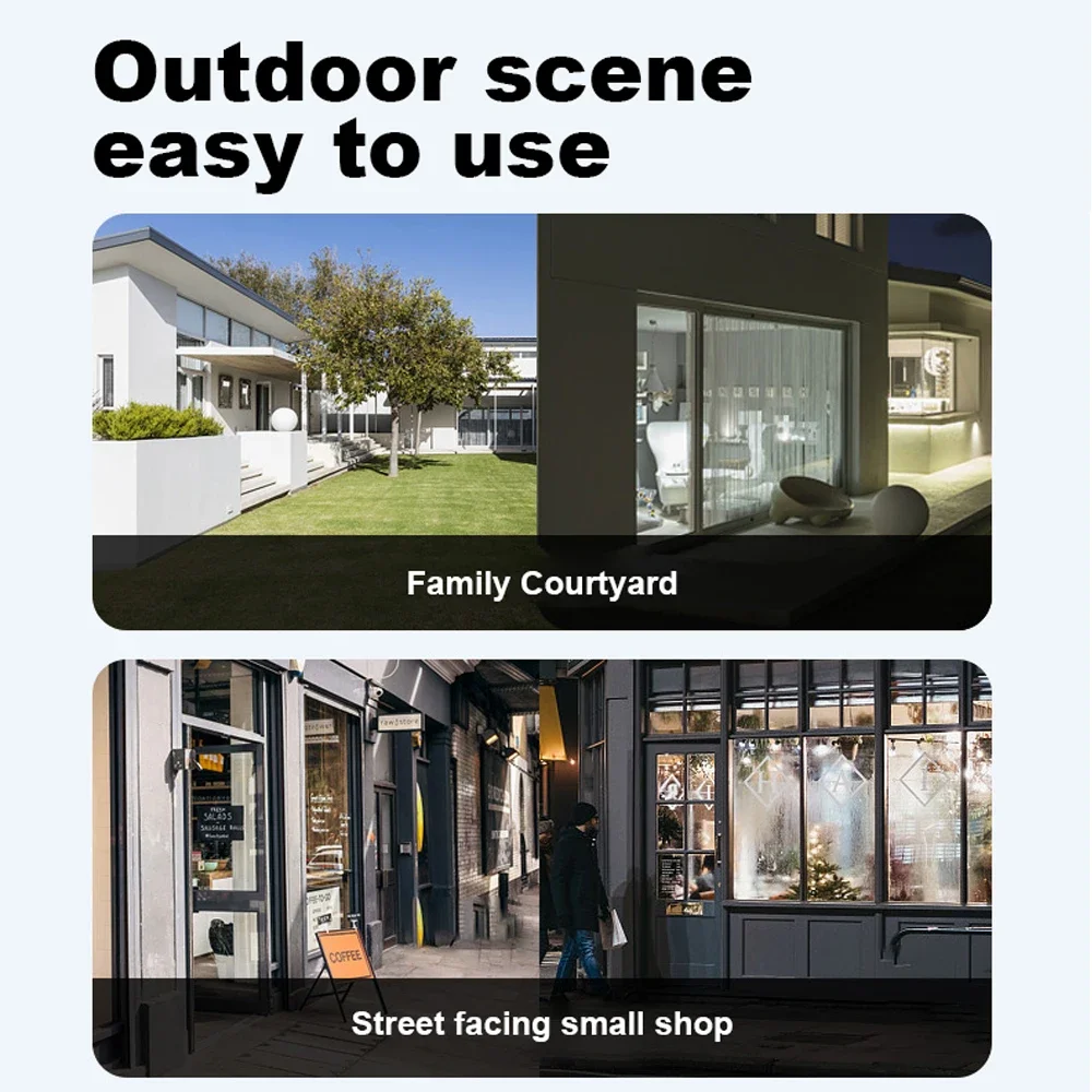 2.4G/5G 4MP Outdoor Waterproof Camera Wifi Surveillance Monitor CCTV IP Security Protection Home Shop Camera Street Smart Webcam