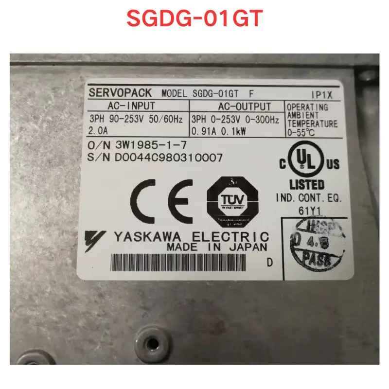 Used OEM disassembled parts SGDG-01GT drive Functional test OK