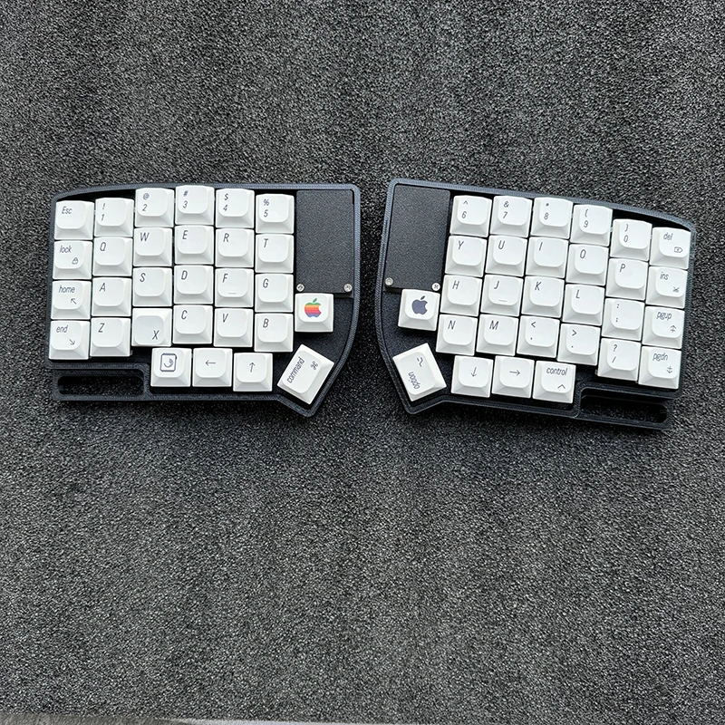 Lily58 Split Keyboard 2.4g Wireless Single-mode Customized Keyboard VIAL Key Change Ergonomic Game Programming Split Keyboard