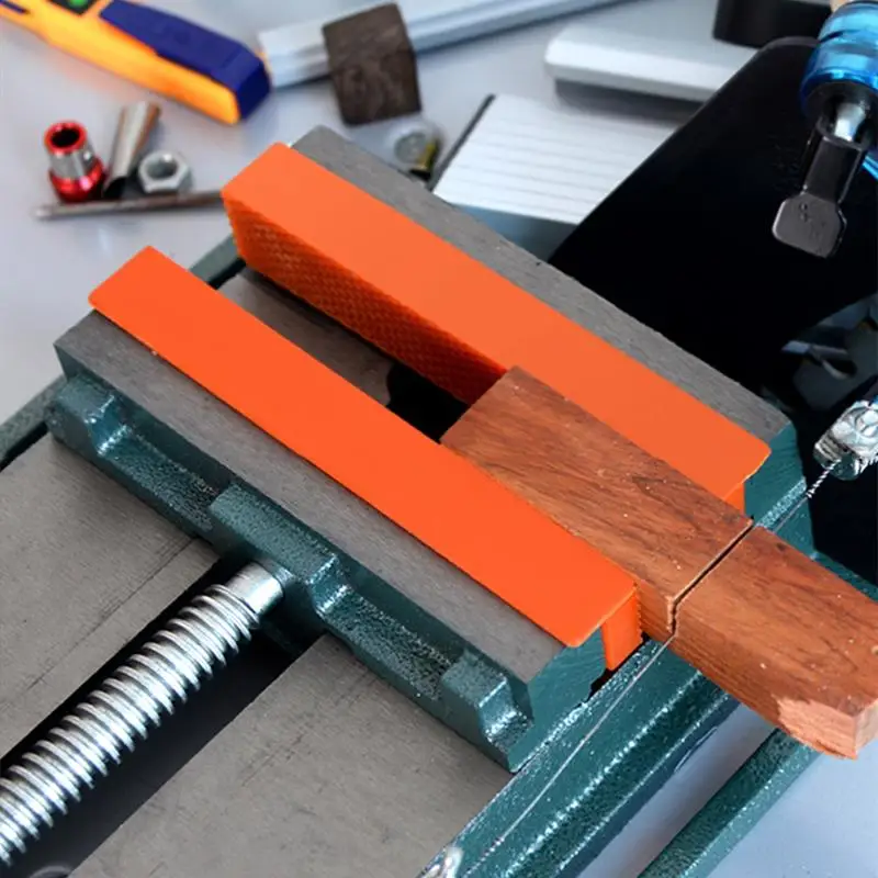 

2 шт. нейлоновые накладки для тисков 4/6 дюймов, магнитные защитные приспособления для тисков с текстурированной поверхностью для улучшенной ручки для металлических тисков, мягкие