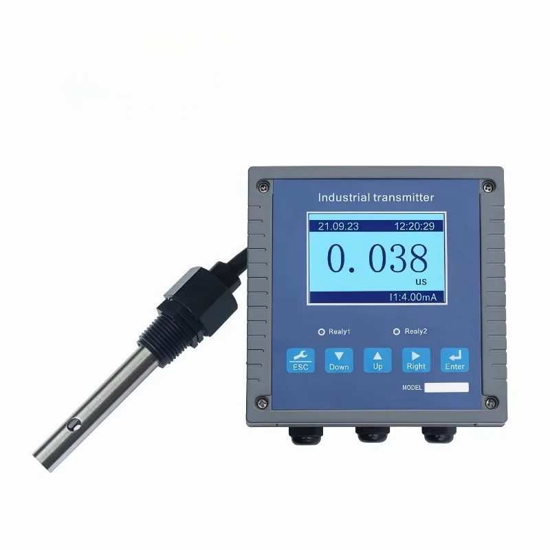 Water quality online conductivity monitor, resistivity monitor