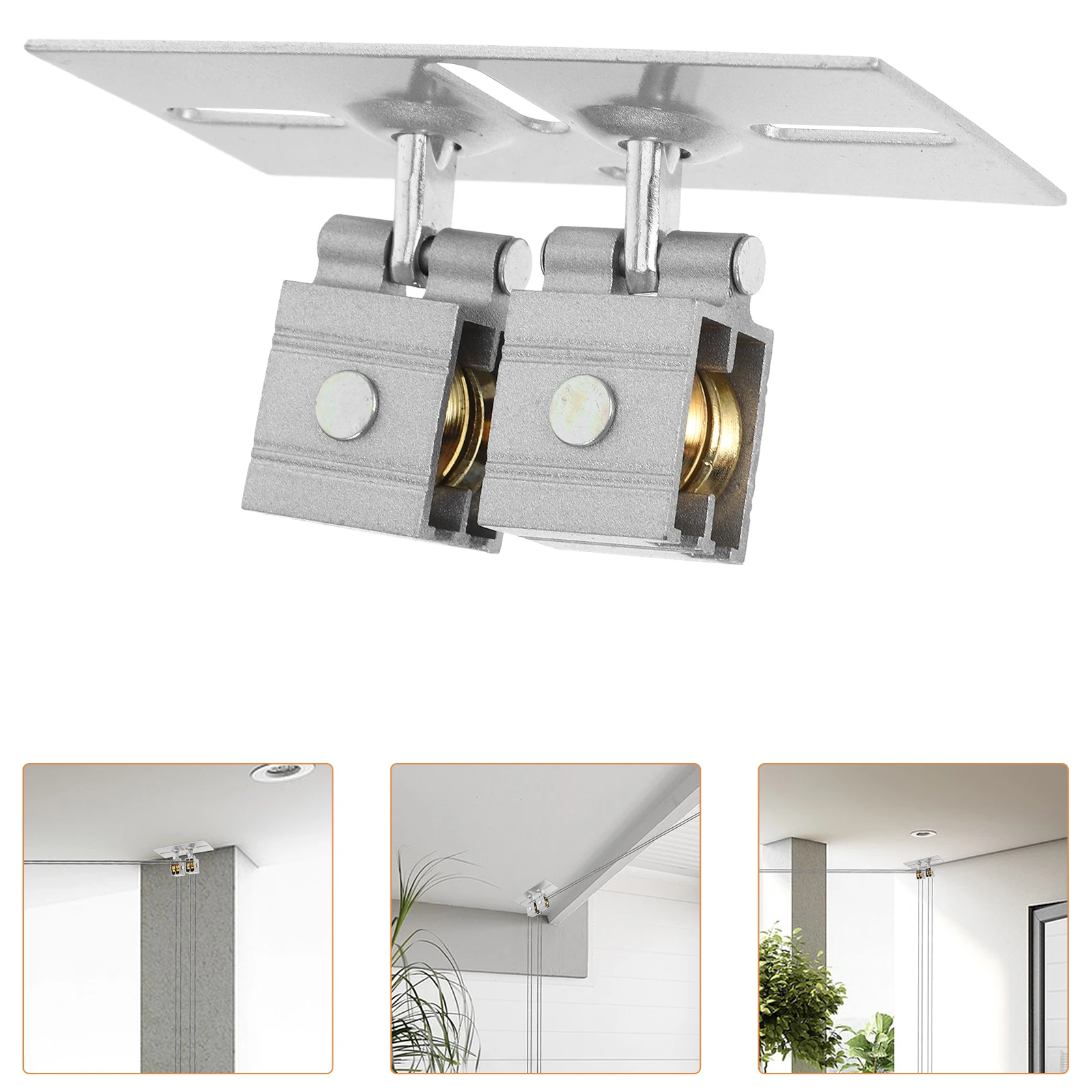 

Adjustable Replacement Sliding Door Rollers Steel Ball Bearing Heavy Duty Dual Rod Design Swivel Casters Universal Corner
