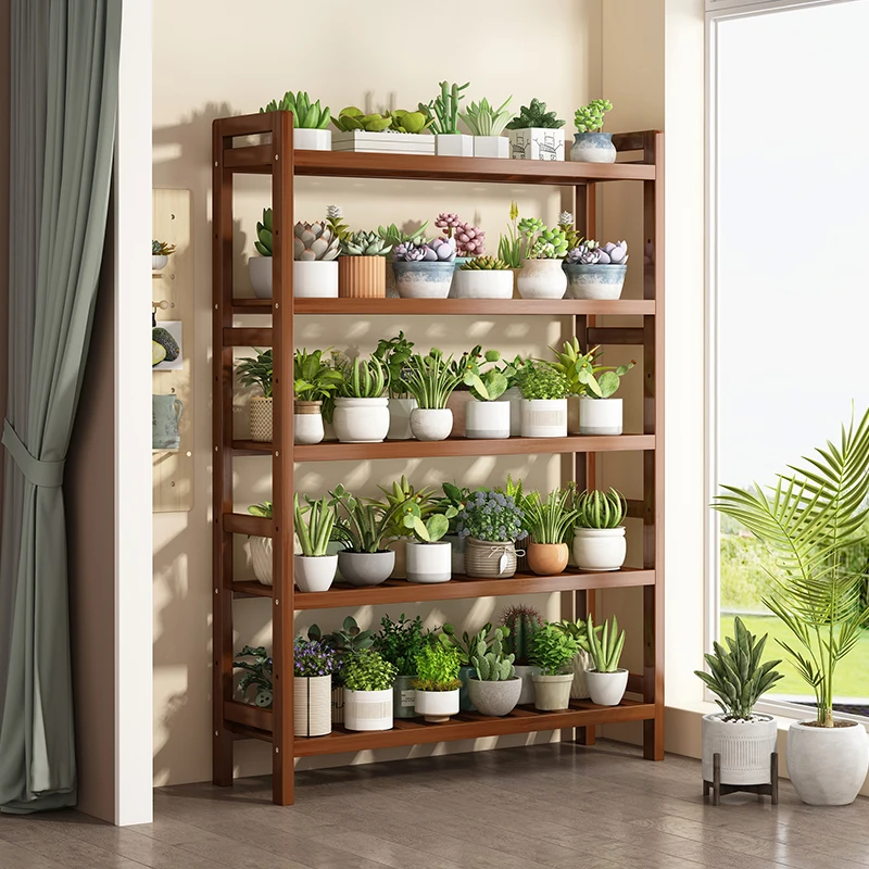 Flower rack, storage rack, balcony, living room, floor standing, succulent household, indoor flower pot rack, multi-layer