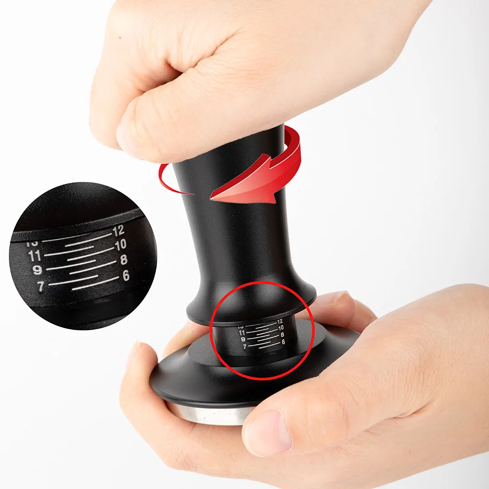 

CF WISDOM Темпер для кофе 51 мм 53 мм 58 мм Резьбовое основание или вафельное основание Пресс для эспрессо из нержавеющей стали для бариста Домашнее кофе