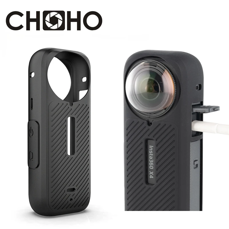 For insta 360 x4 accessories case Protective Soft Standard Housing Rubber Silicone Shell Protector For insta360 One x4 Camera