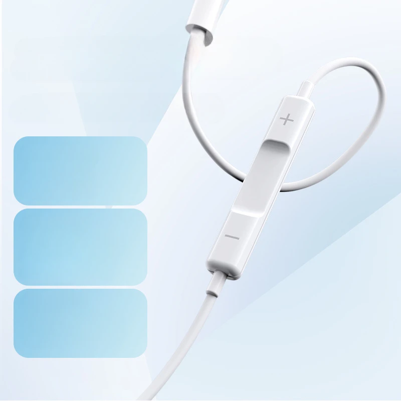 سماعة أذن سلكية 3.5 ملم مع ميكروفون يتم التحكم فيها سلكًا داخل الأذن سماعة رأس للموسيقى الرياضية داخل الأذن سماعة أذن