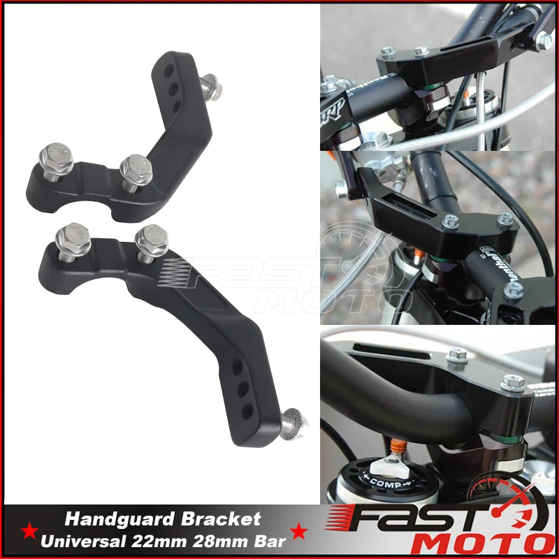 

Dirt Bike Motocross Handguard Bracket Mount Aluminum Handle Guard Mounting For Yamaha Honda 450F 250F Universal 22mm 28mm Bars