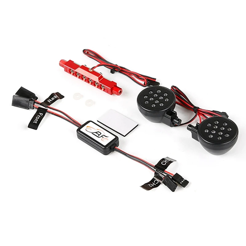 Voor- en achterlichtlamp met controller voor Hpi Rovan Km Baja 5B 1/5 RC auto-upgradeonderdelen