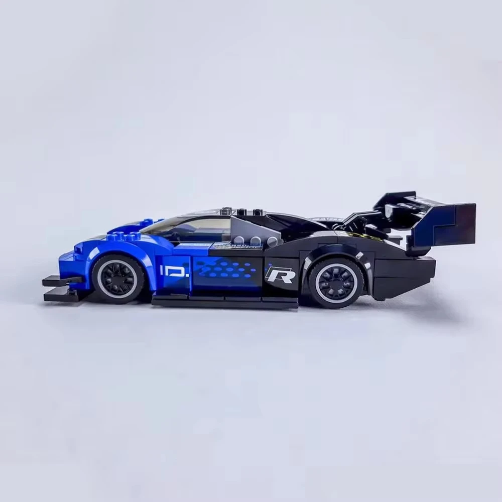 

Speed ​​Series MOC Hill Climbing Supercar Blue Racing Model 1:30 Building Blocks DIY Assembly Toy Children Boy Birthday Gift