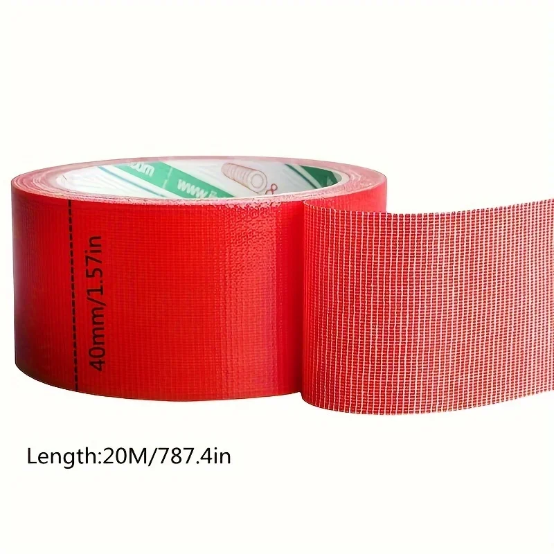 40MM 20m Waterproof Duct Gaffa Gaffer Adhesive Repair Bookbinding Cloth Tape Super Sticky Duct Tap Self Roll Craft Fix Tape