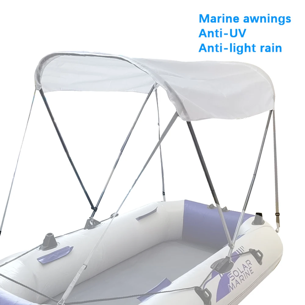 

Universal Adjustable PVC Boat Sunshade Thicked Waterproof Anti Hacking for Inflatable Fishing Boat UV Resistant Textile Fabric