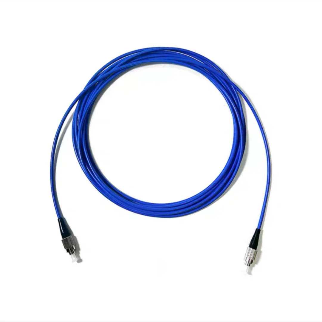 ratproof jumper 1-500M FC-FC singlemode 200m 100m 50m UPC SM single core blue indoor outdoor fiber optic jumper waterproof  120m