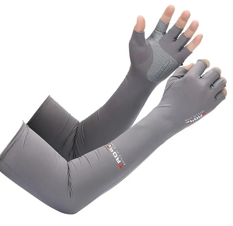 Крутые перчатки с рукавами для бега и езды на велосипеде, рыболовный велосипед, спортивный защитный чехол для рук, защита от ультрафиолета