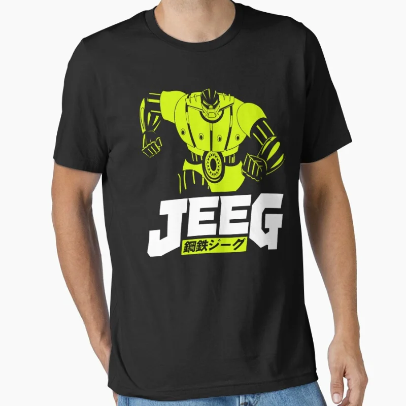 

Classic mecha anime koutsusu Steel Jeeg robot 80s classic manga Steel Jeeg robot T shirt for men large size tops S-6XL