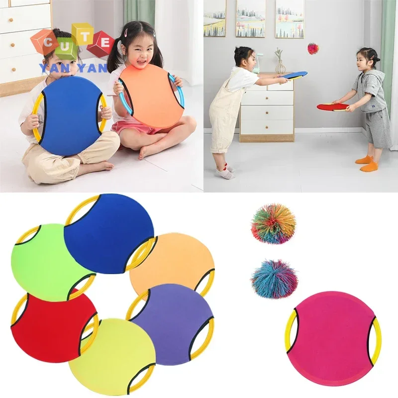 

Bouncing Circle Children Adult Outdoor Interactive Toss and Catch Ball Game Fun Sports Throwing Sensory Training Toy Jeux Enfant