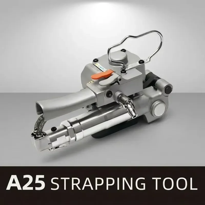 Heavy Duty Pneumatic Strapping Tool A25 | Pneumatic PP PET Strapping Machine for Warehouse, Logistics and Manufacturing