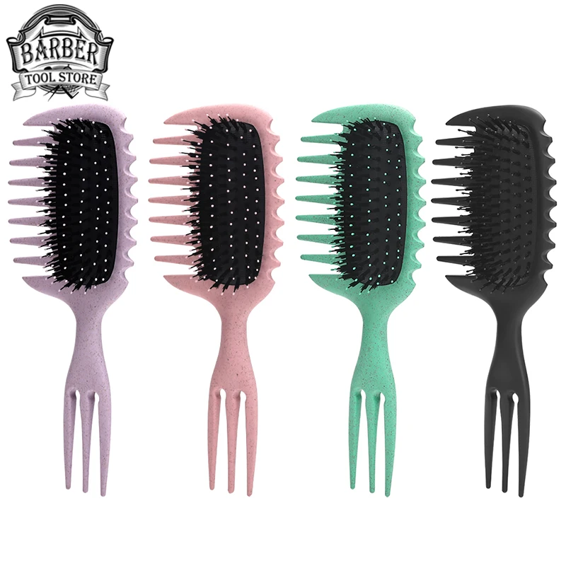 

New Salon Hairdressing Air Cushion Comb Professional Wet Curling Hair Massage Combs Barbershop Home Styling Tools Supplies