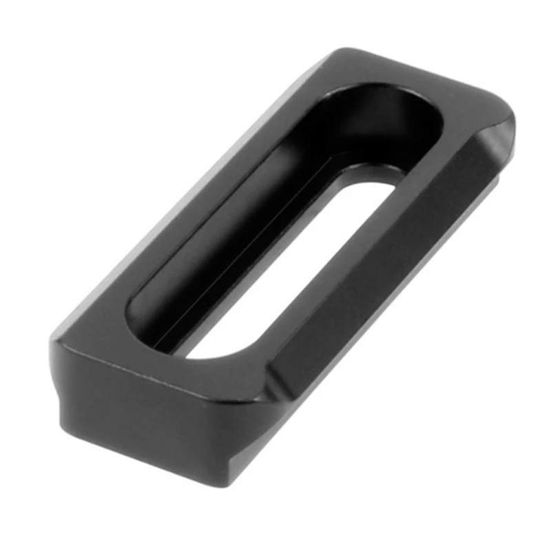Schnell verschluss Sicherheits schiene Rig Schiene Mini 48mm für Anti-Off-Top-Griff Klemme Schieber Adapter DSLR Kamera Käfig Verlängerung