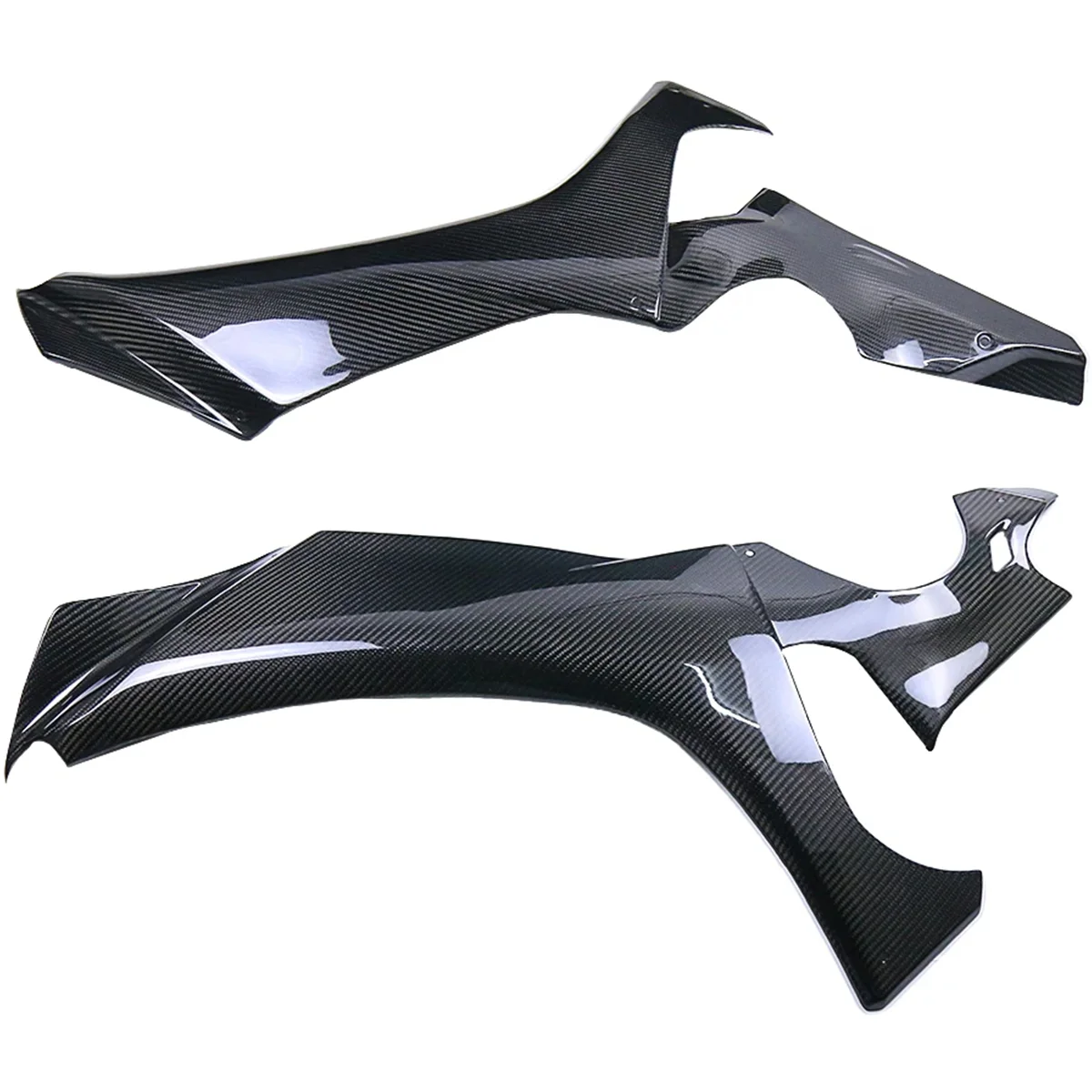 

For YZF R1 R1M 2018 2019 2020 2021 2022 3K 100% Dry Carbon Fiber Motorcycle Accessories Left Right Side Panels Spoiler