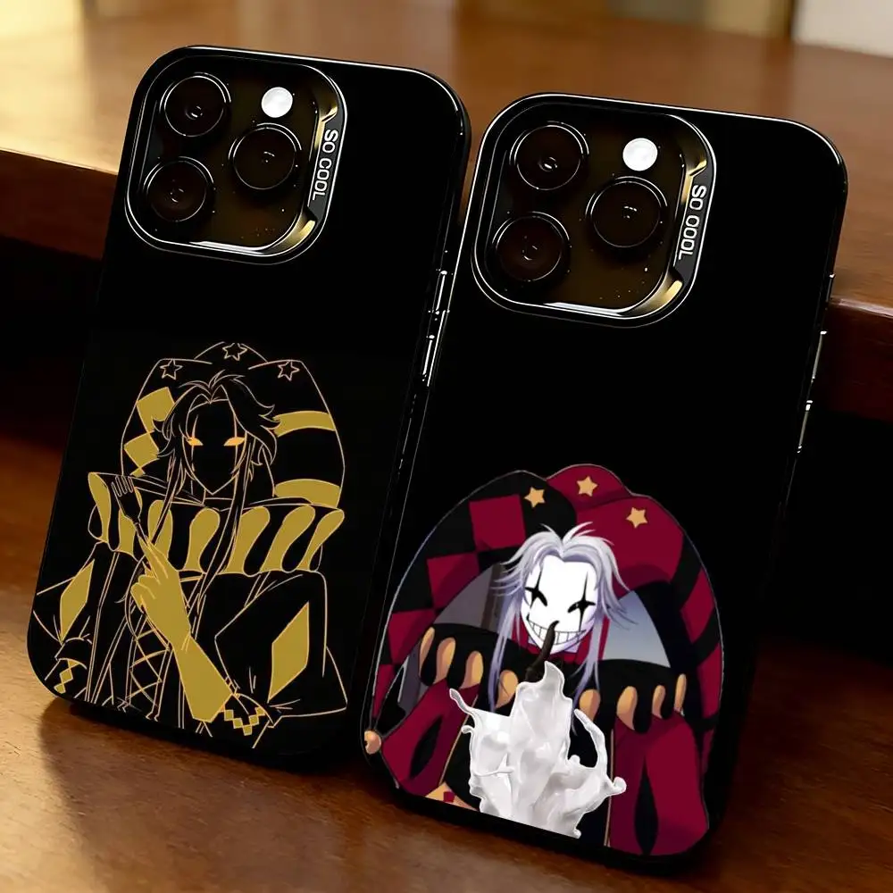 The Freak c-Circus P-Pierrot Phone Case For iPhone 17,16,15,14,13,12,11 Plus,Pro Max,XS,Grey Silver Plated Inside Cover