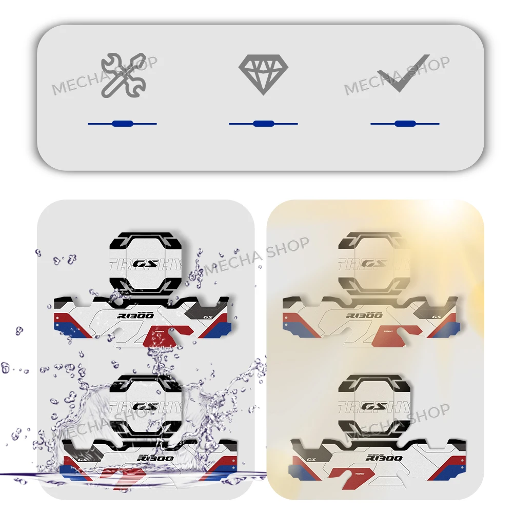 2024 2025 2026 Suitcase Stickers Complete Kit For R1300GS ADV R 1300 GS Adventure Racing Red Karakorum719 Triple Black TrophyKit