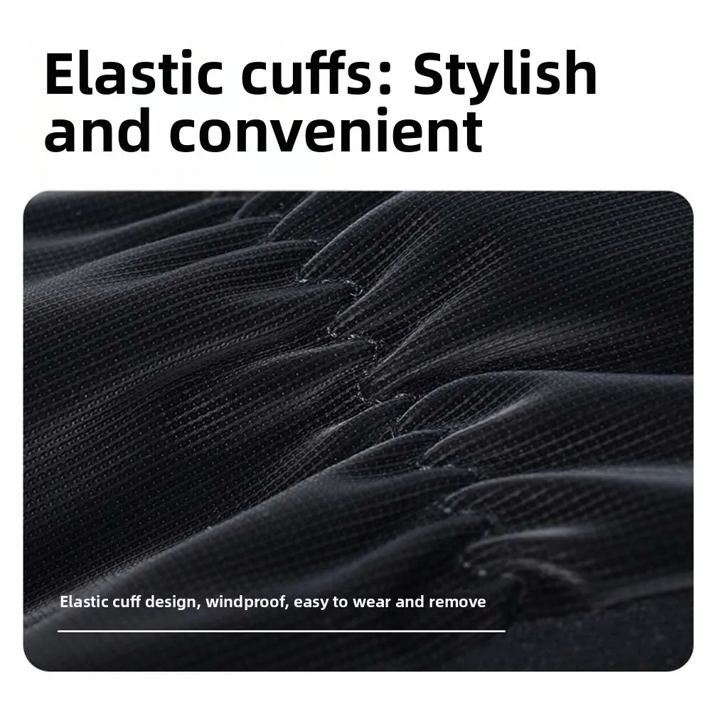 قفازات ناعمة مضادة للبرد تعمل باللمس زخرفة الحروف قفازات سميكة على الطراز الكوري قفازات أصابع شتوية أكثر دفئًا في الهواء الطلق