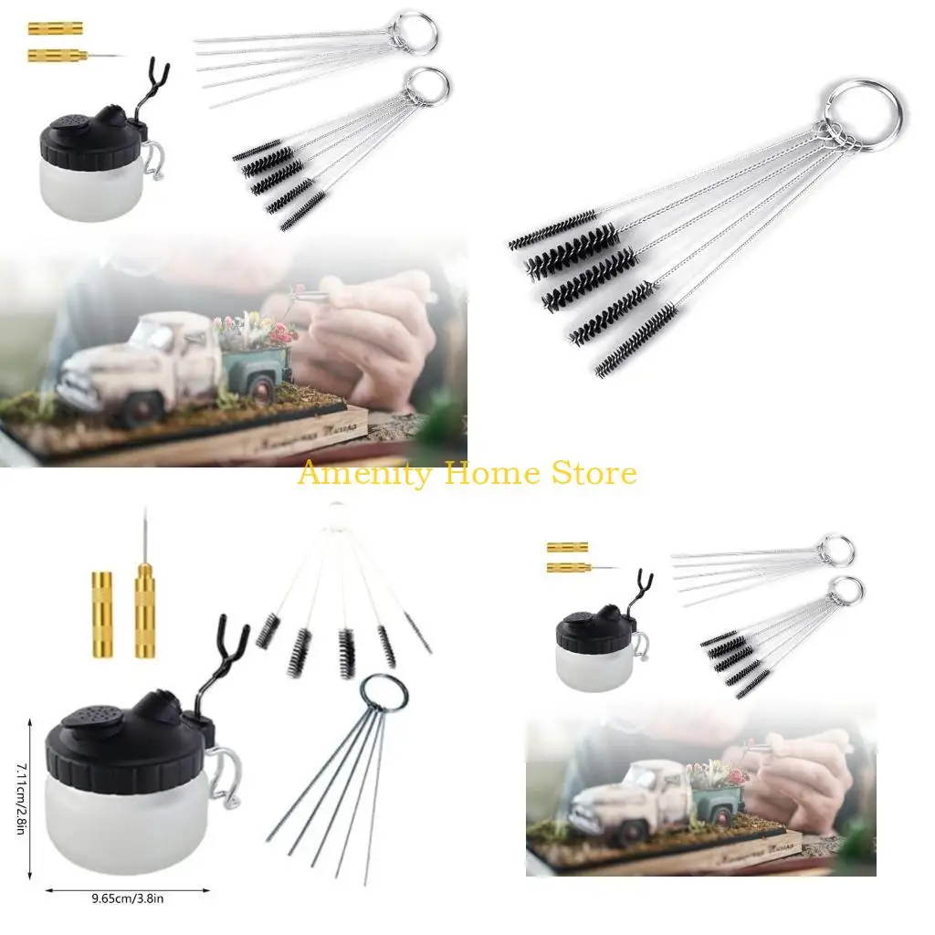 

F26C Complete Model Painting Set Paint Clamps with Clip Sticks and Painting Stand Base
